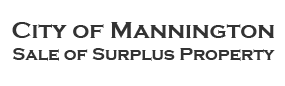 City of Mannington Sale of Surplus Property